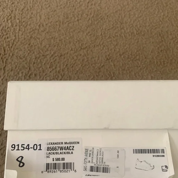 Alexander McQueen Black Sneakers - Picture 14 of 16